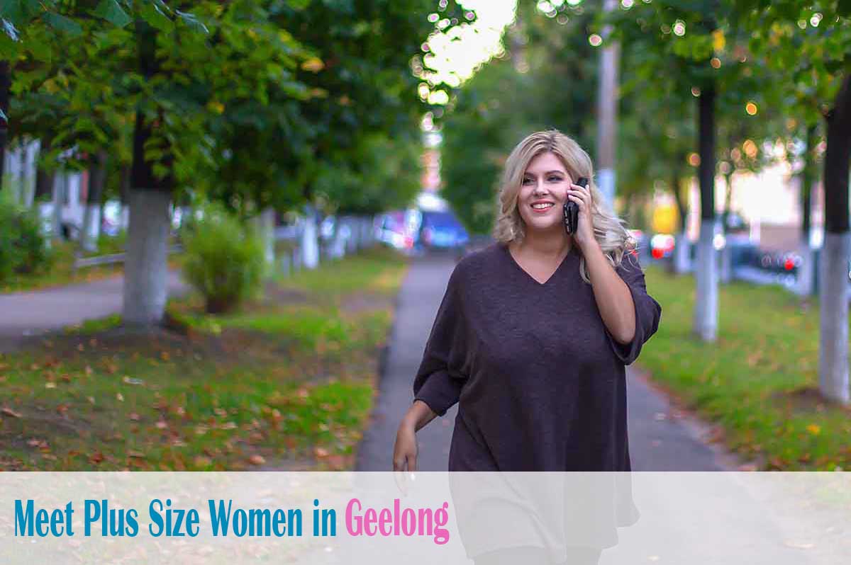 meet plus size women in Geelong