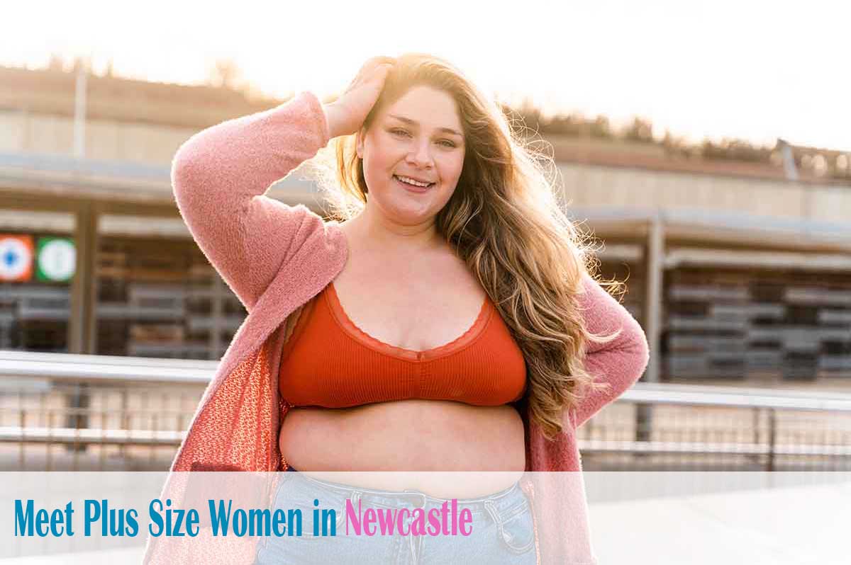 Find plus size women in Newcastle
