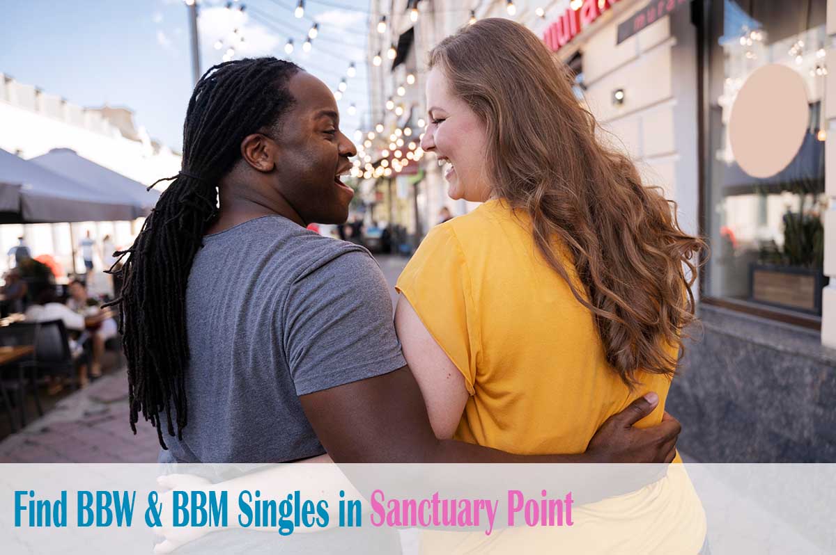 plus size woman in in sanctuary-point