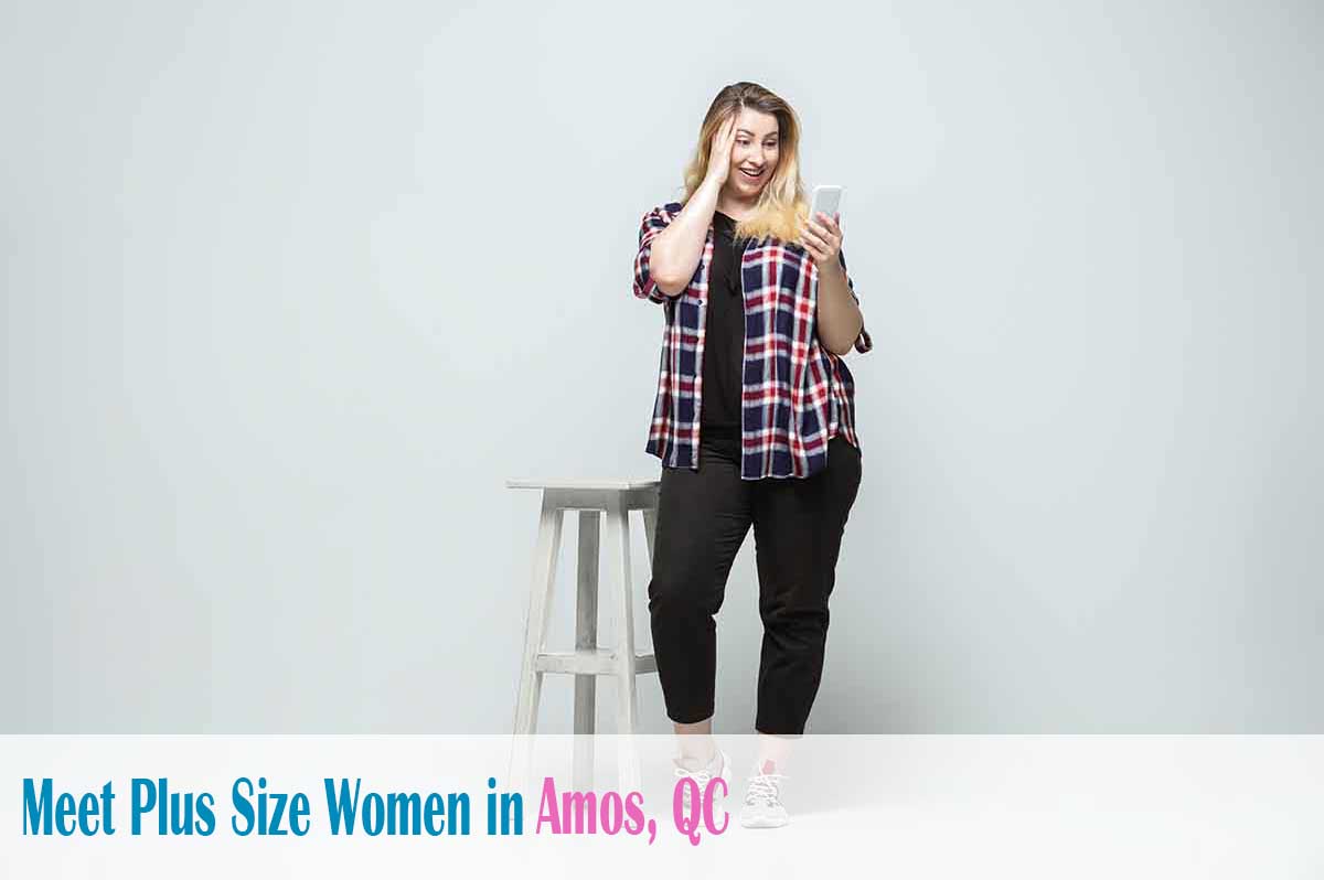 meet plus size women in  Amos, QC