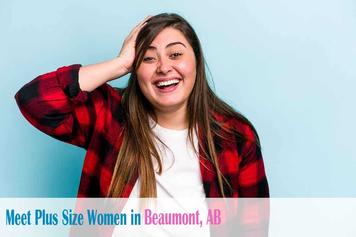 Find plus size women in  Beaumont, AB