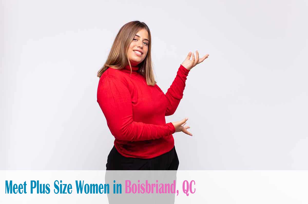 Find plus size women in  Boisbriand, QC
