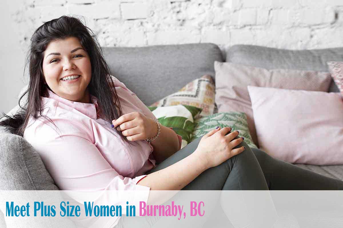Find plus size women in  Burnaby, BC