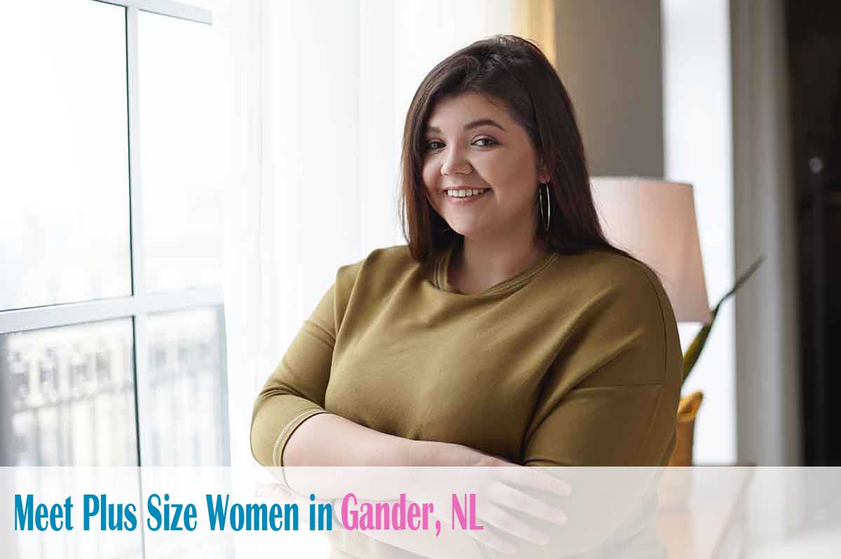 Find plus size women in  Gander, NL