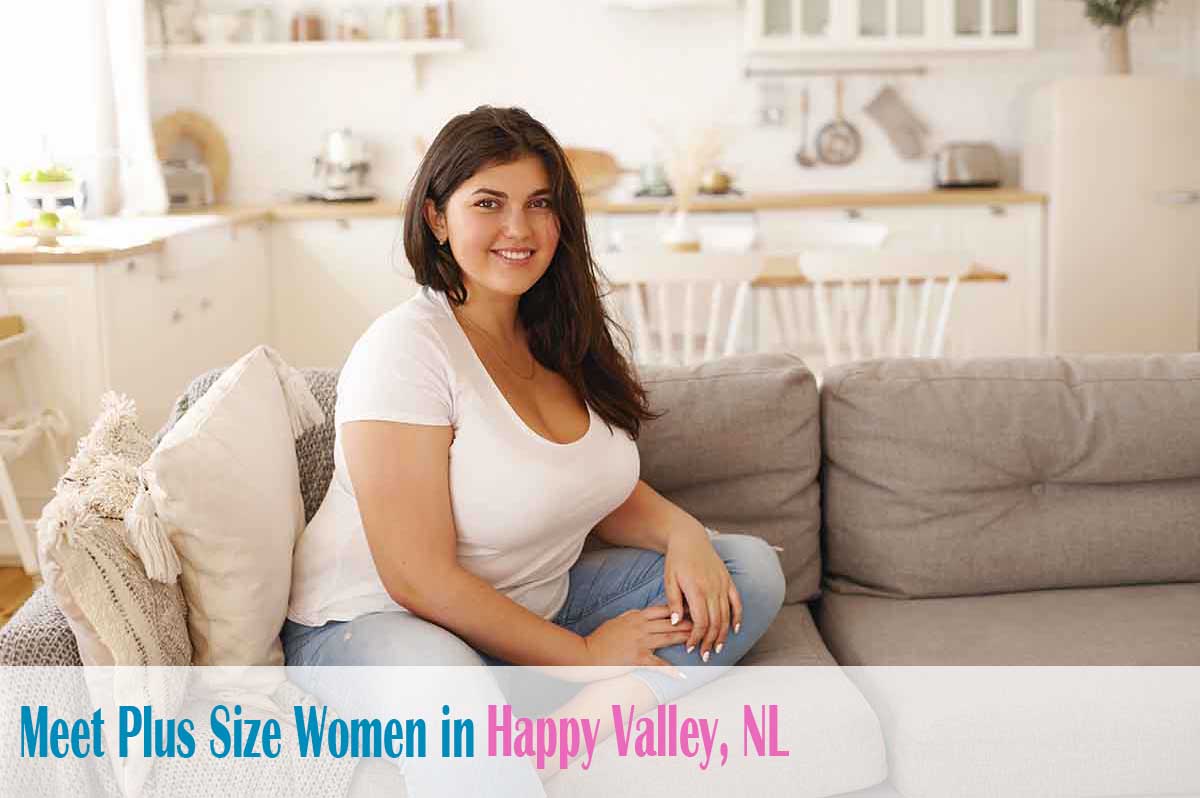 meet plus size women in  Happy Valley, NL
