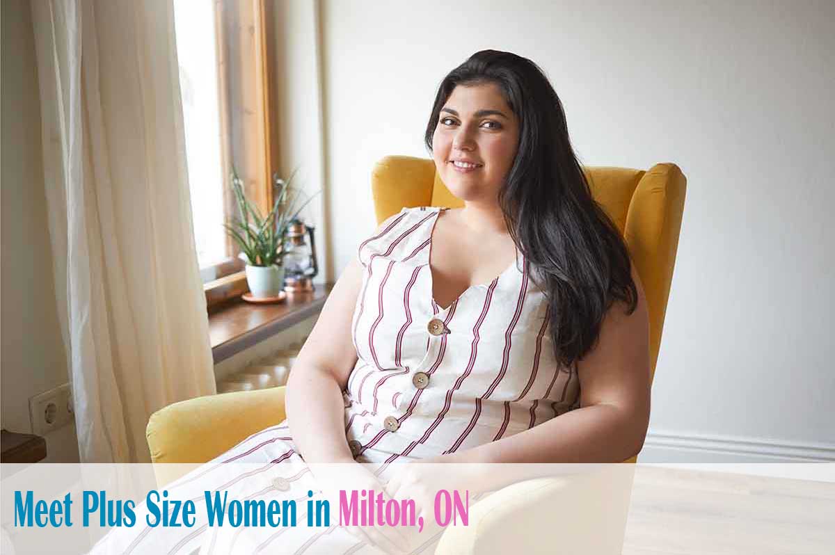meet plus size women in  Milton, ON