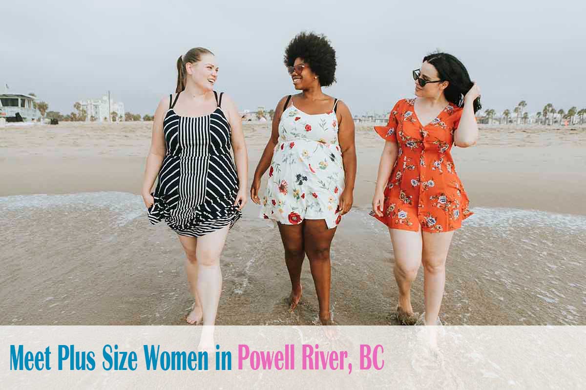 Find plus size women in  Powell River, BC