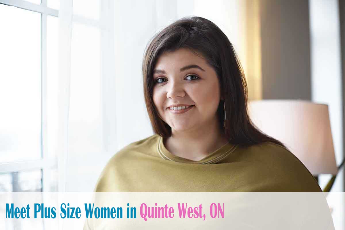 Find curvy women in  Quinte West, ON