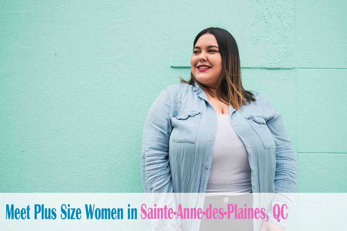 Find plus size women in  Sainte-Anne-des-Plaines, QC