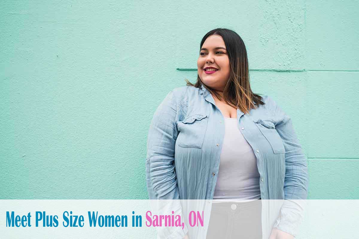 meet plus size women in  Sarnia, ON
