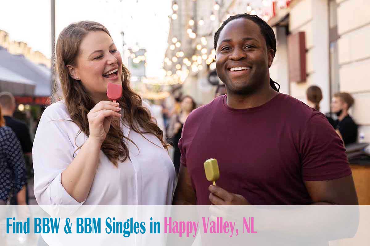 curvy single woman in happy-valley