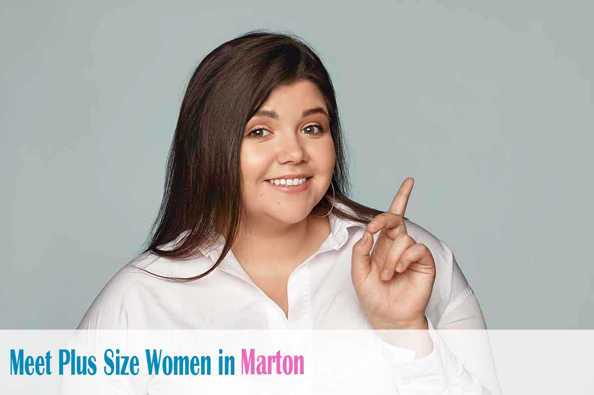 meet plus size women in Marton