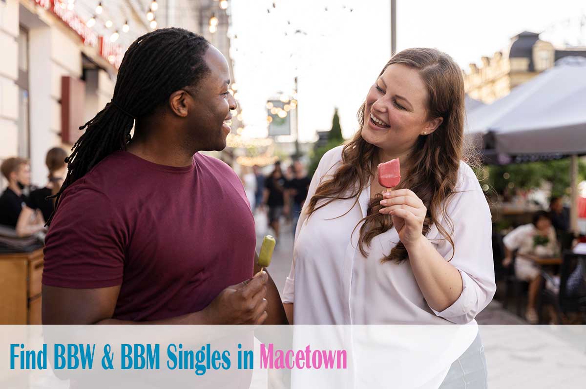 plus size woman in in macetown