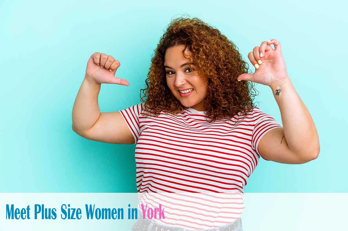 Find plus size women in  York, York