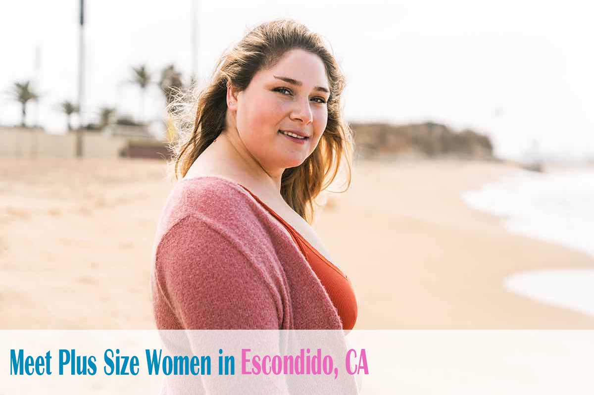 Find plus size women in  Escondido, CA