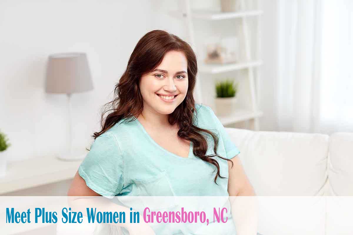meet plus size women in  Greensboro, NC