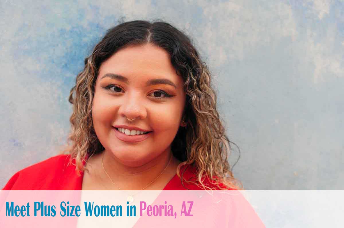Find plus size women in  Peoria, AZ