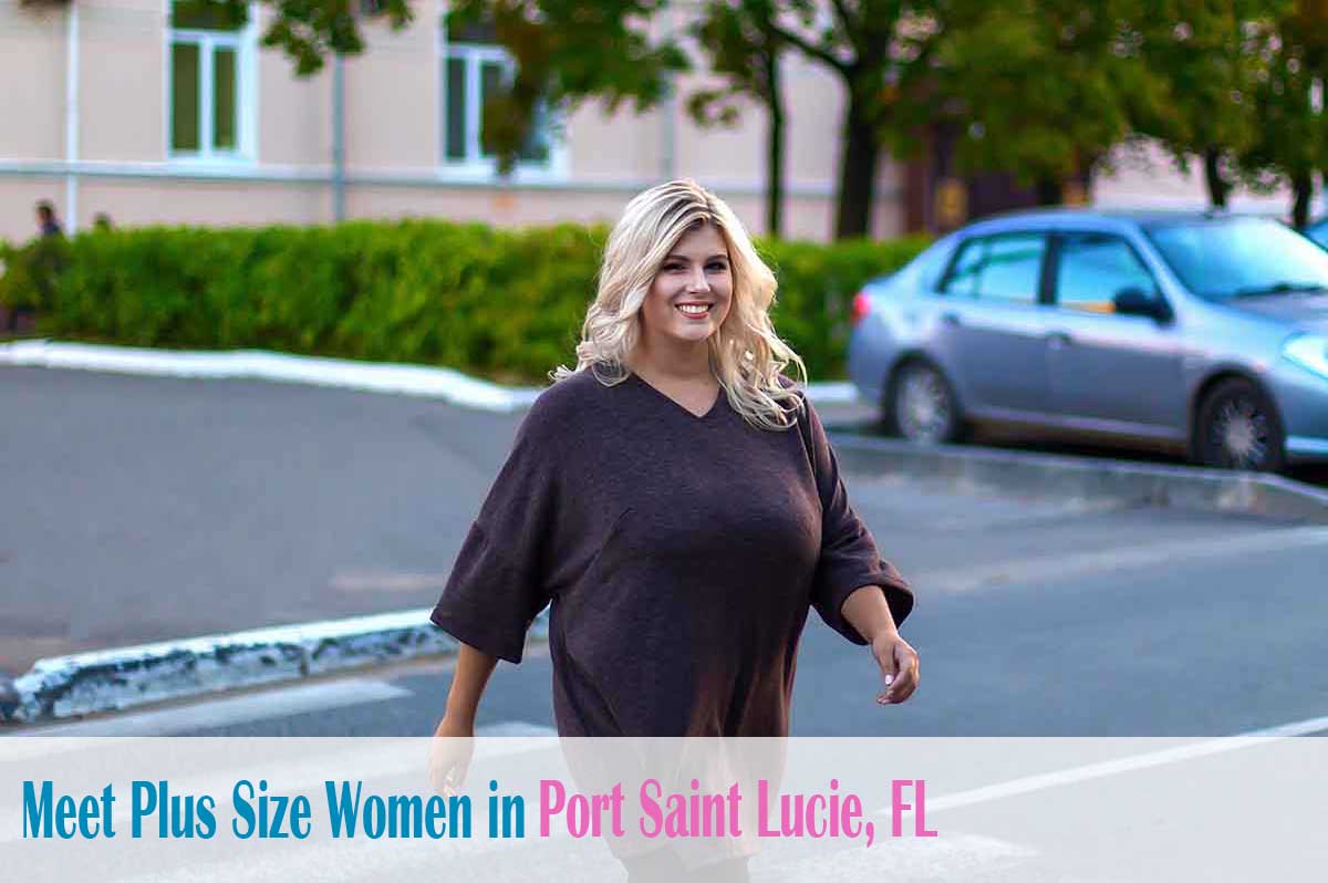 meet plus size women in  Port Saint Lucie, FL