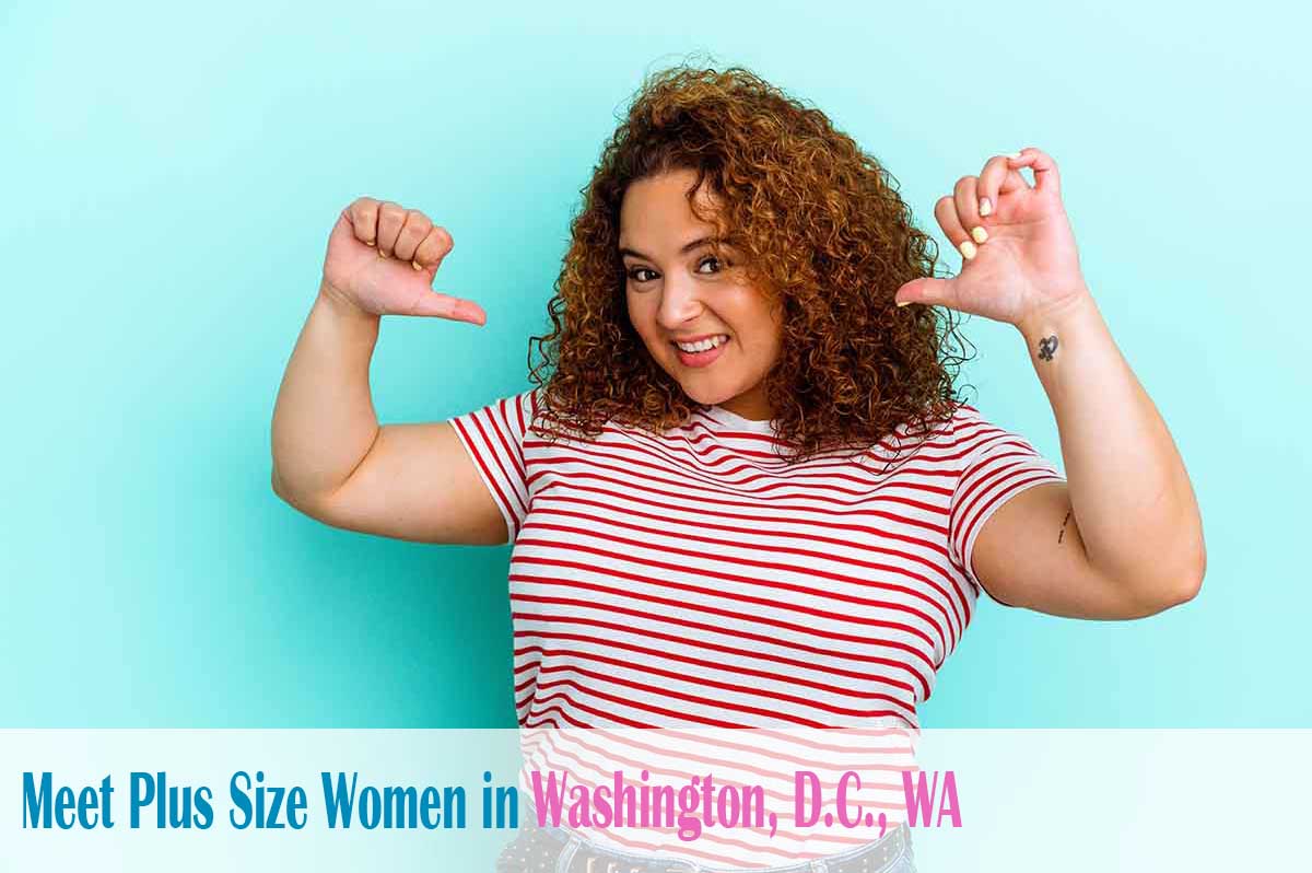 meet plus size women in  Washington, D.C., WA