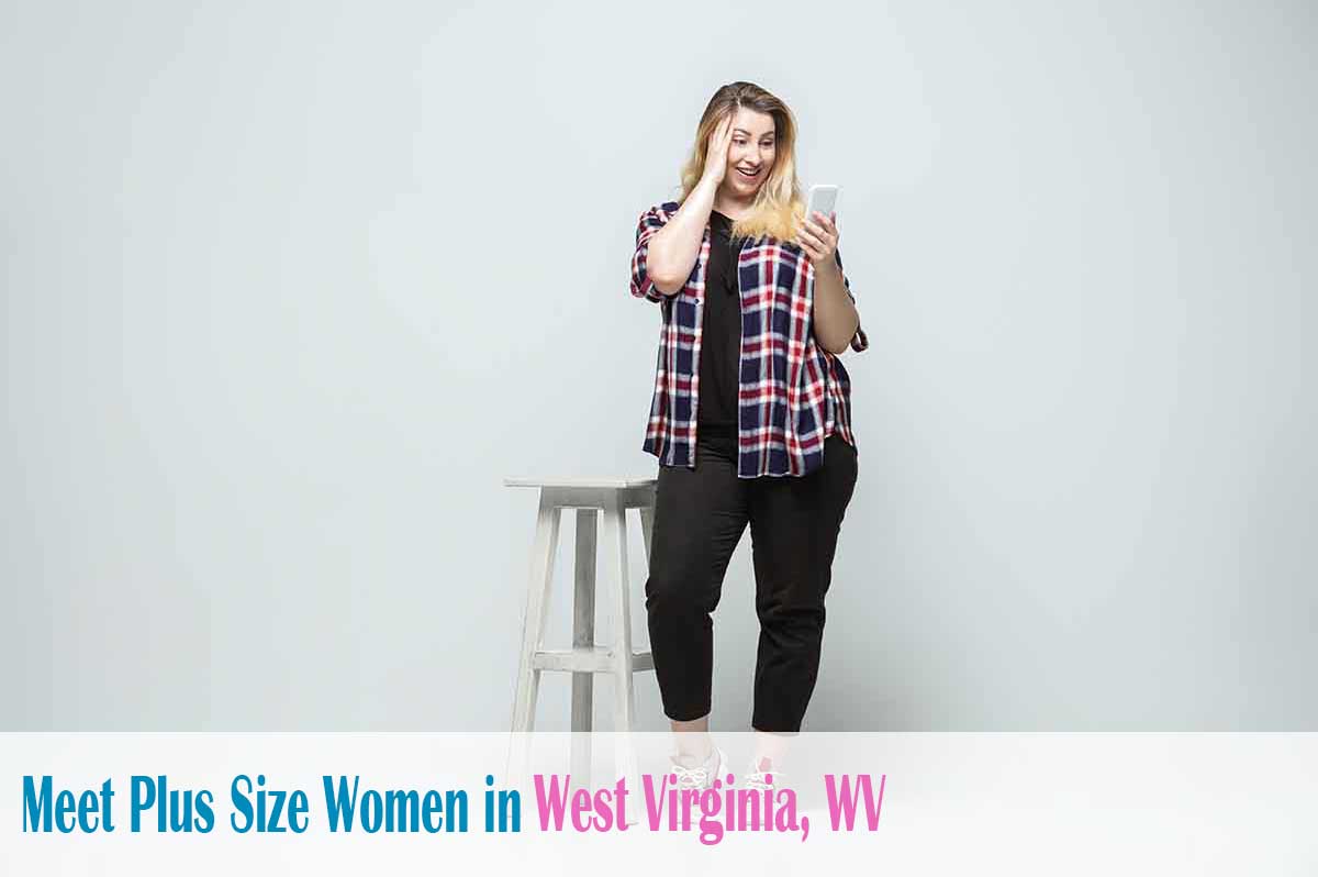 Find curvy women in  West Virginia, WV