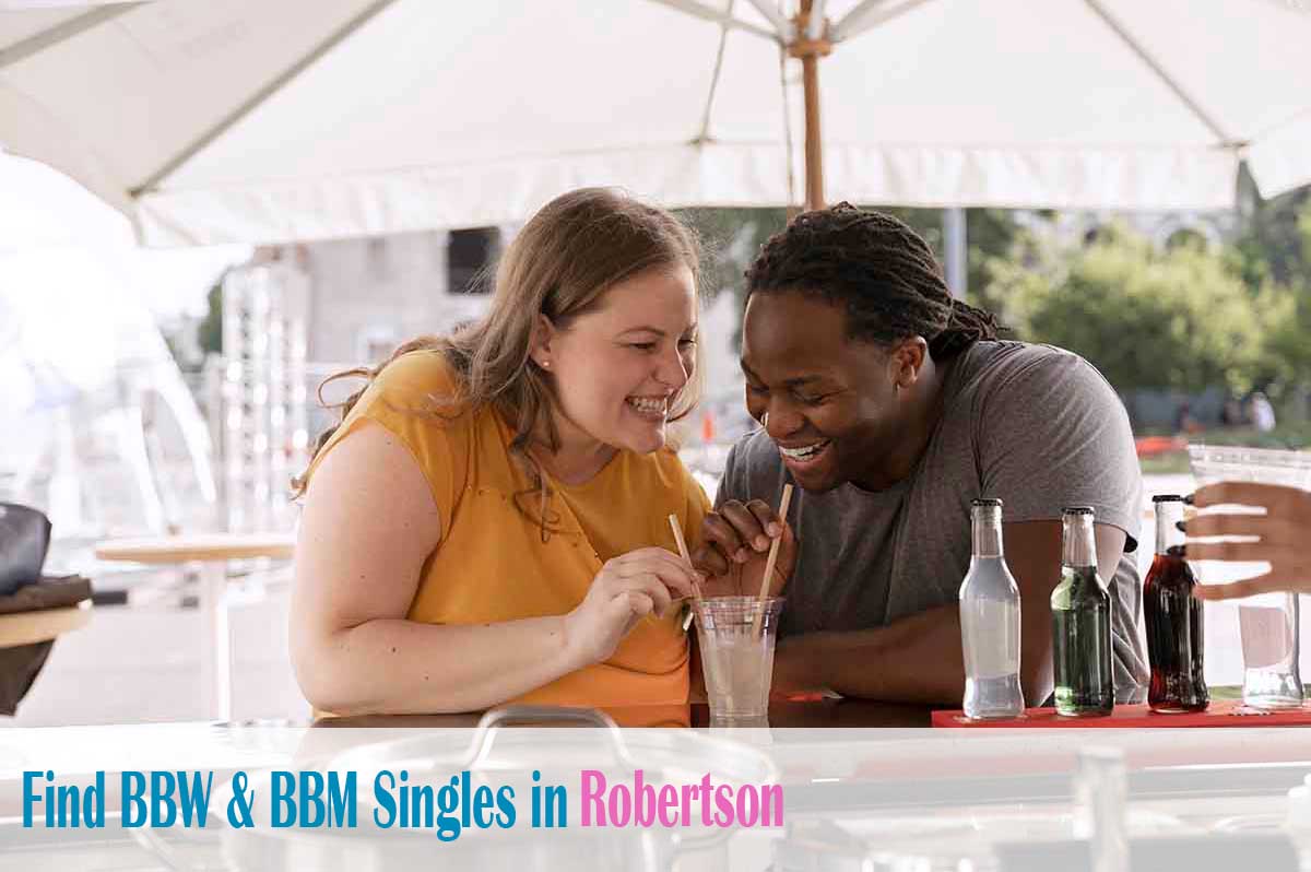 bbw single woman in robertson
