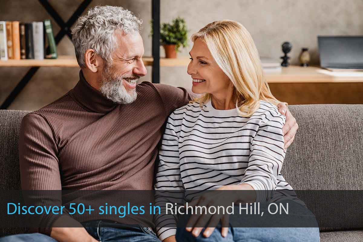 Meet Single Over 50 in Richmond Hill