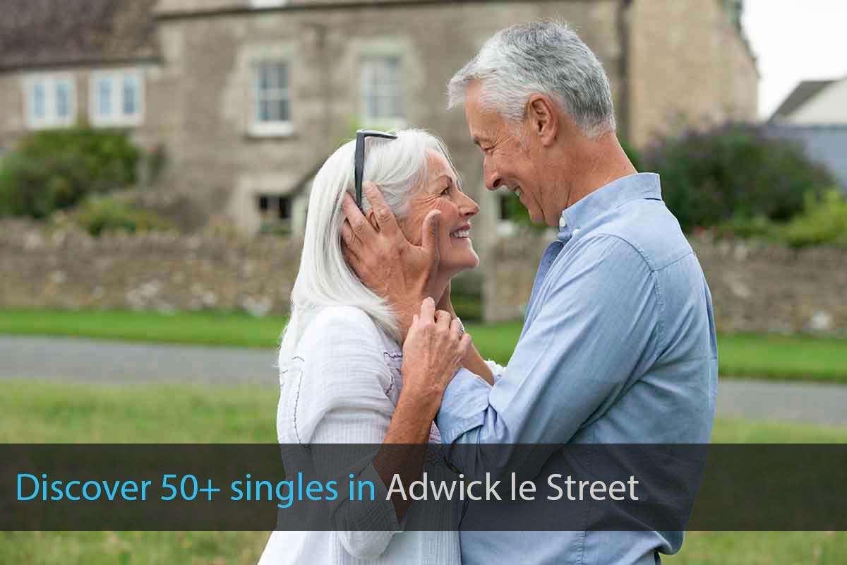 Find Single Over 50 in Adwick le Street