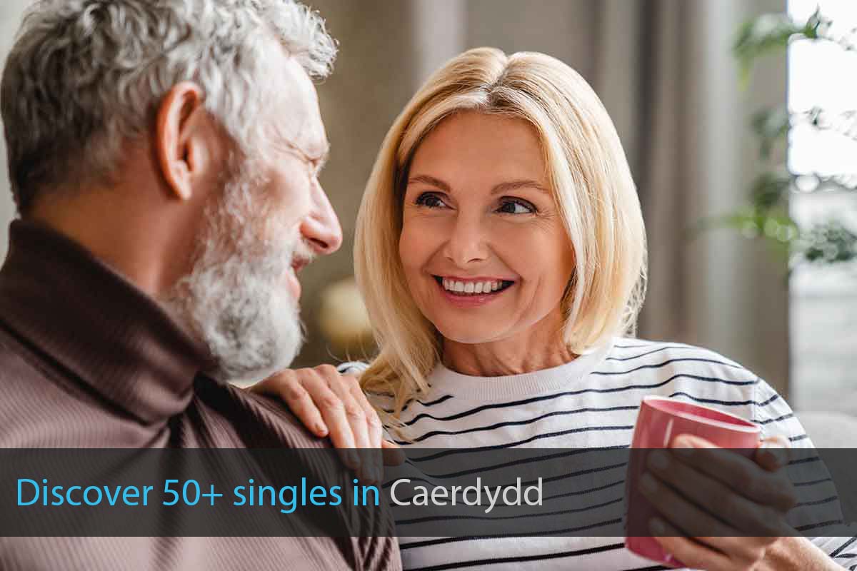 Find Single Over 50 in Caerdydd