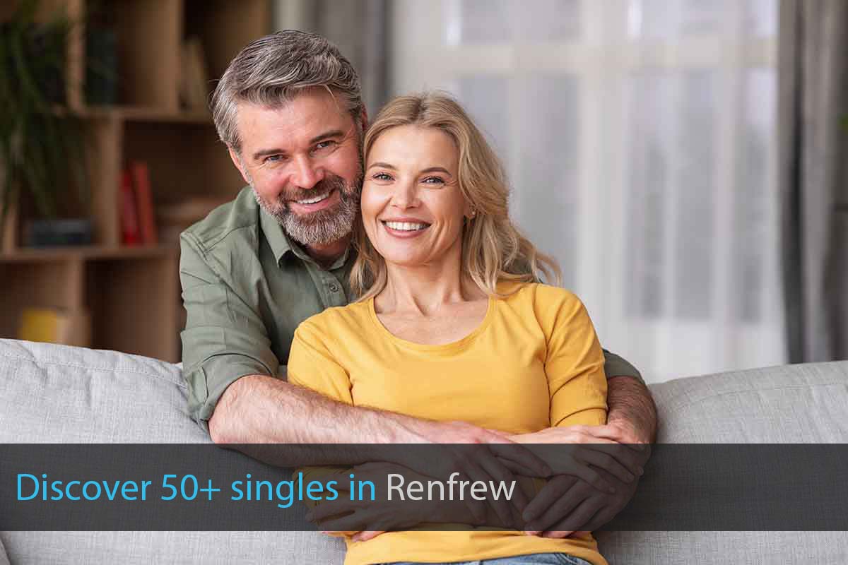 Meet Single Over 50 in Renfrew