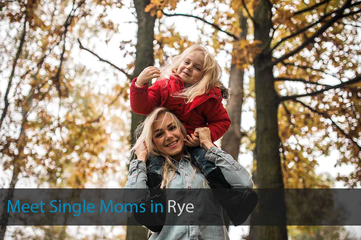 Find Single Mom in Rye
